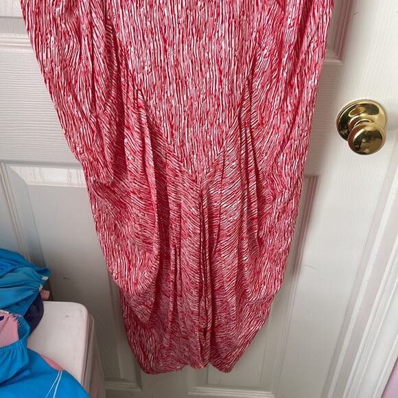 Joni Blair Vintage printed dress- super unique gathered to ankle - Picture 3 of 4